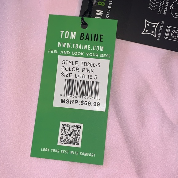 BNWT Tom Baine Performance Collection Slim Fit Dress Shirts - Picture 4 of 10